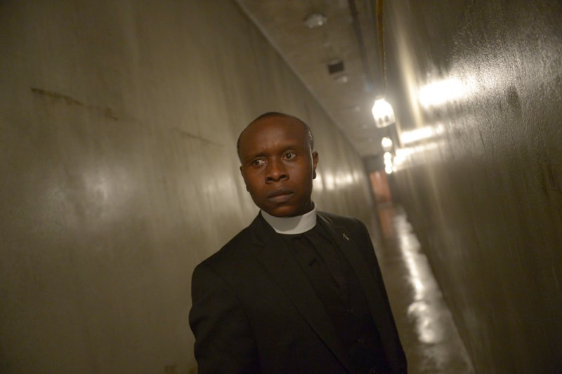 Kurt Egyiawan as Father Bennett. Image: Sergei Bachlakov/FOX